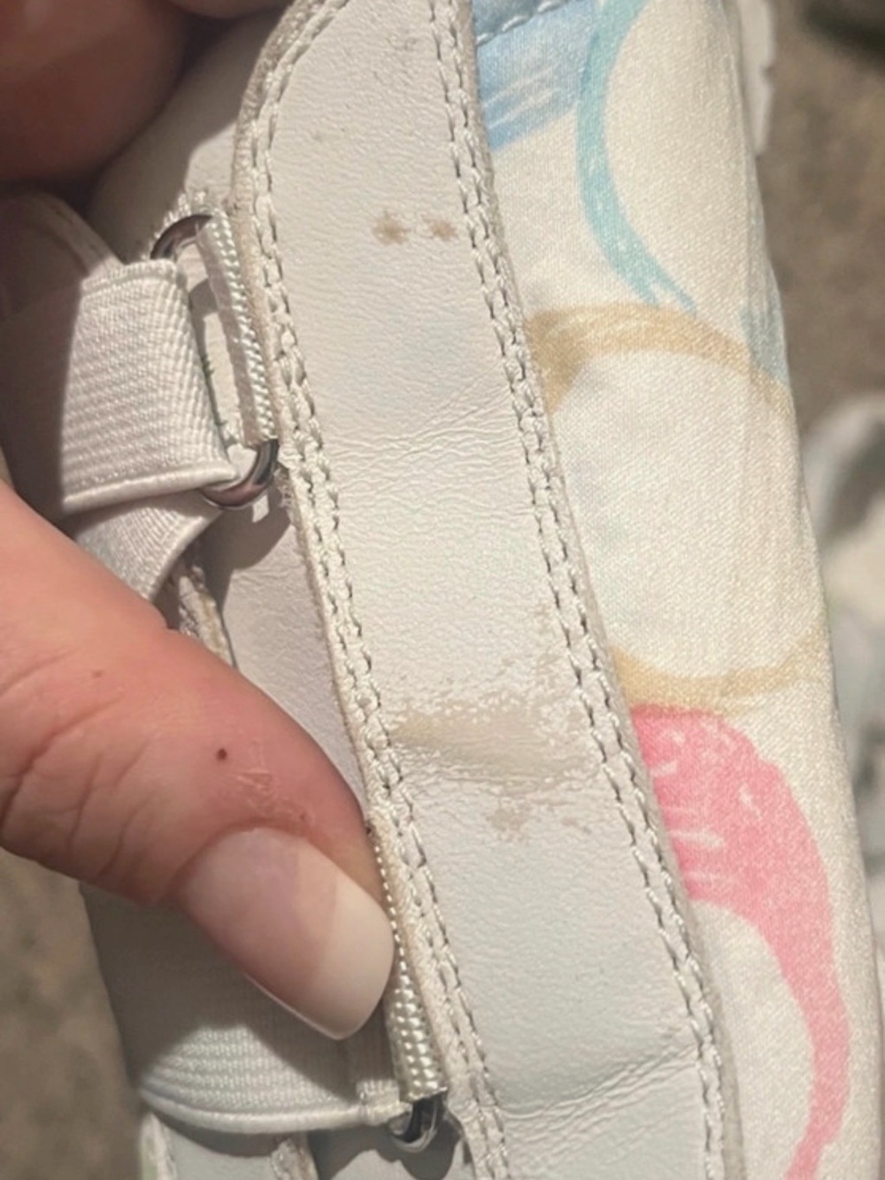 Coach Kyrie Sneakers with Pastel Multi-Color Signature C Print 7.5 - Picture 4 of 6